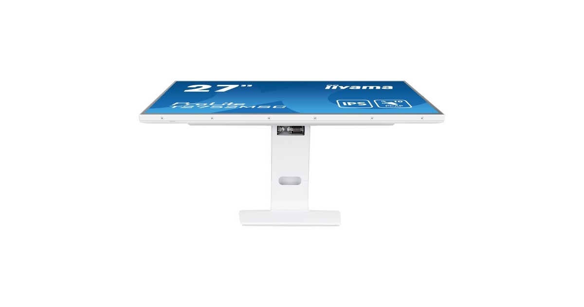 iiyama ProLite T2752MSC-W1, LED-Monitor(68.6 cm (27 Zoll), weiß (matt), Full HD, IPS, Touchscreen, HDMI, DisplayPort, USB )