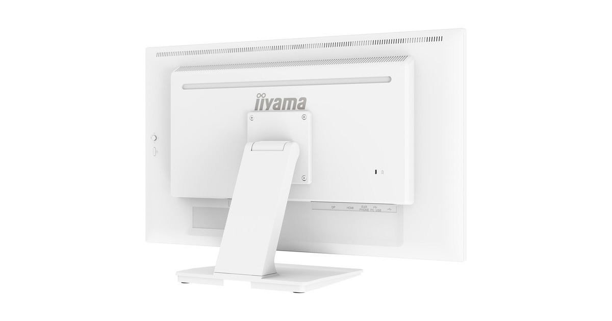 iiyama ProLite T2752MSC-W1, LED-Monitor(68.6 cm (27 Zoll), weiß (matt), Full HD, IPS, Touchscreen, HDMI, DisplayPort, USB )