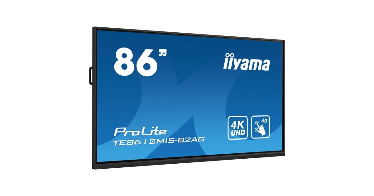 iiyama ProLite TE8612MIS-B2AG, Public Display(schwarz (matt), UltraHD/4K, Touchscreen, WLAN) iiyama ProLite TE8612MIS-B2AG, Public Display(schwarz (matt), UltraHD/4K, Touchscreen, WLAN)