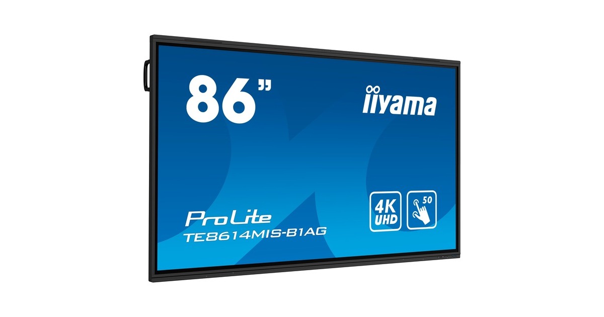 iiyama ProLite TE8614MIS-B1AG, Public Display(schwarz, UltraHD/4K, WLAN, Android) iiyama ProLite TE8614MIS-B1AG, Public Display(schwarz, UltraHD/4K, WLAN, Android)