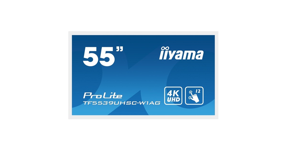 iiyama ProLite TF5539UHSC-W1AG, Public Display(weiß, UltraHD/4K, IPS, HDMI) iiyama ProLite TF5539UHSC-W1AG, Public Display(weiß, UltraHD/4K, IPS, HDMI)