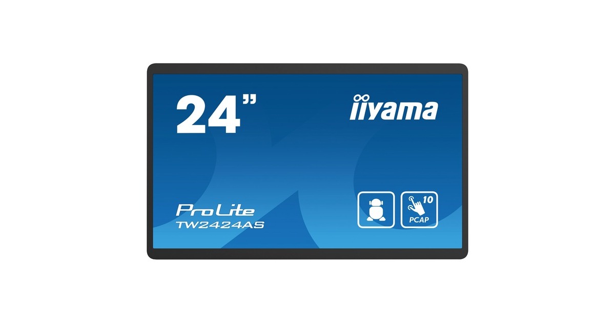 iiyama ProLite TW2424AS-B1, LED-Monitor(schwarz, FullHD, Touchscreen, Android)
