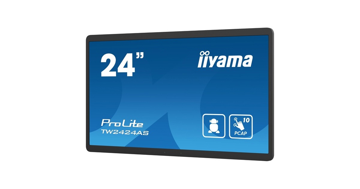 iiyama ProLite TW2424AS-B1, LED-Monitor(schwarz, FullHD, Touchscreen, Android)
