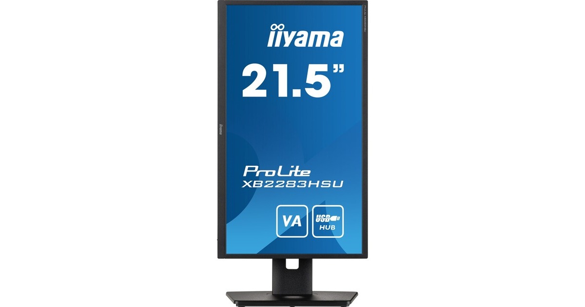 iiyama ProLite XB2283HSU-B1, LED-Monitor(54.5 cm (21.5 Zoll), schwarz, HDMI, DisplayPort, Free-Sync)