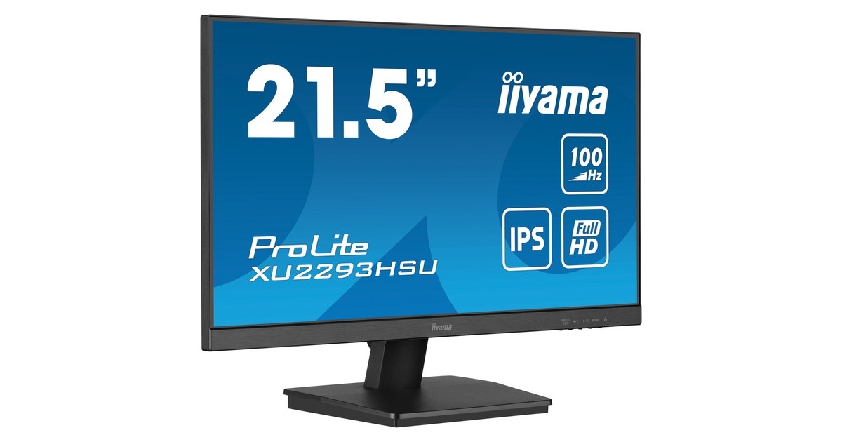 iiyama ProLite XU2293HSU-B6, LED-Monitor(55 cm (21 Zoll), schwarz (matt), FullHD, IPS, AMD Free-Sync, 100Hz Panel)