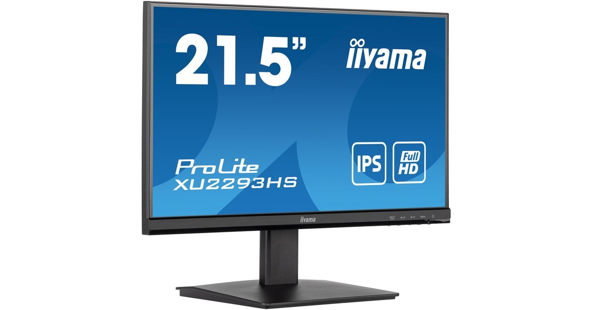 iiyama ProLite XU2293HS-B5, LED-Monitor(55 cm (21 Zoll), schwarz, FullHD, IPS, 75 Hz)