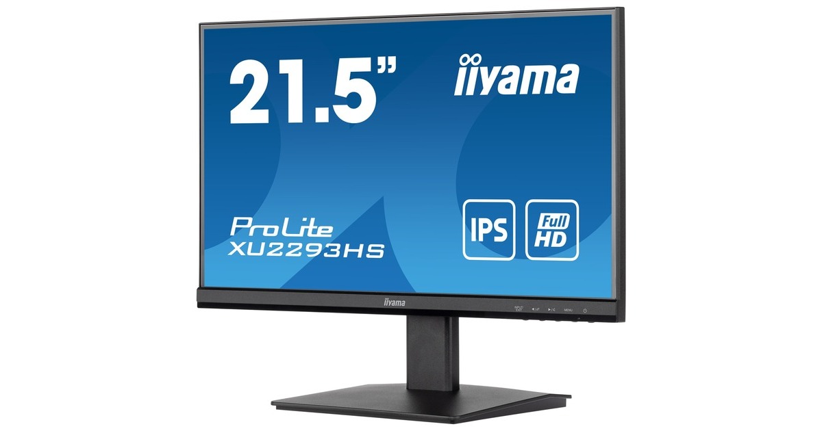 iiyama ProLite XU2293HS-B5, LED-Monitor(55 cm (21 Zoll), schwarz, FullHD, IPS, 75 Hz)