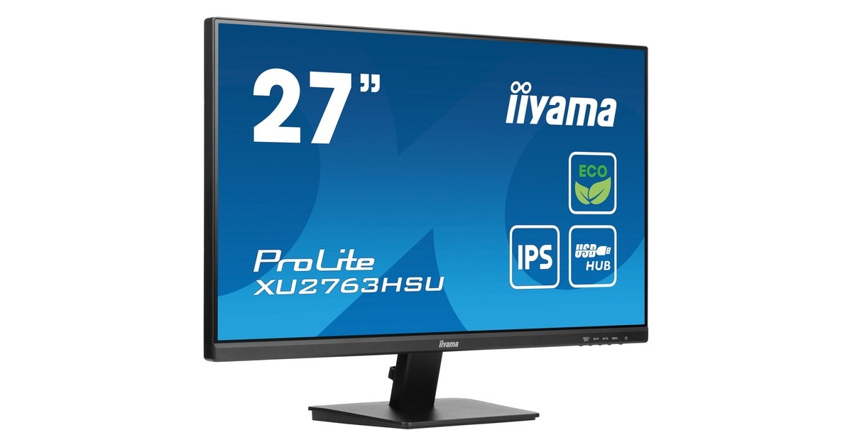 iiyama ProLite XU2763HSU-B1, LED-Monitor(69 cm (27 Zoll), schwarz (matt), FullHD, IPS, AMD Free-Sync, 100Hz Panel)