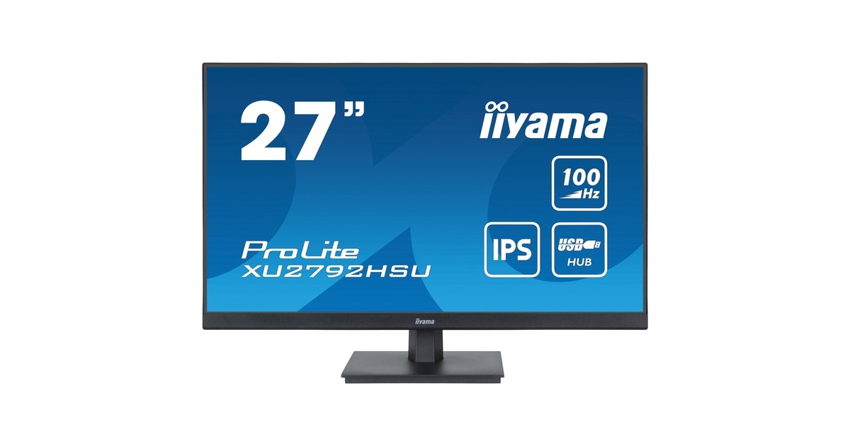 iiyama ProLite XU2792HSU-B6, LED-Monitor(69 cm (27 Zoll), schwarz (matt), FullHD, IPS, AMD Free-Sync, 100Hz Panel)
