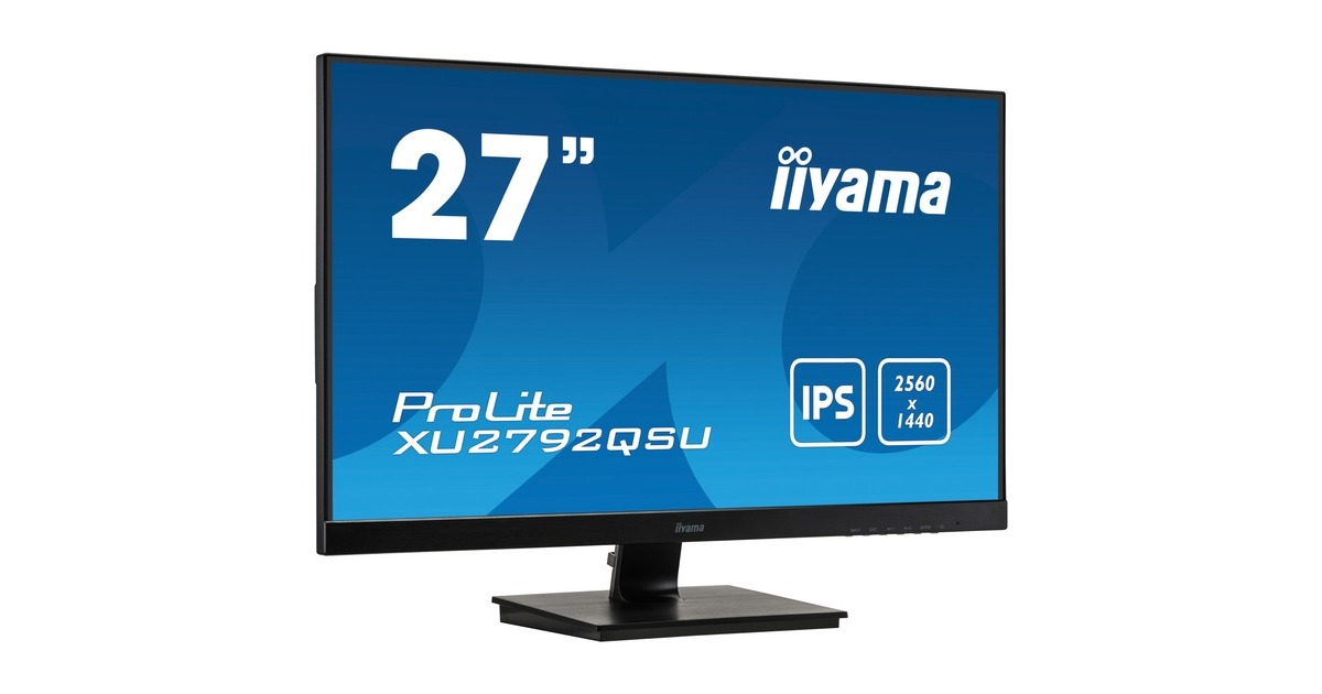 iiyama ProLite XU2792QSU-B1, LED-Monitor(68.5 cm (27 Zoll), schwarz (matt), WQHD, IPS, AMD Free-Sync) iiyama ProLite XU2792QSU-B1, LED-Monitor(68.5 cm (27 Zoll), schwarz (matt), WQHD, IPS, AMD Free-Sync)