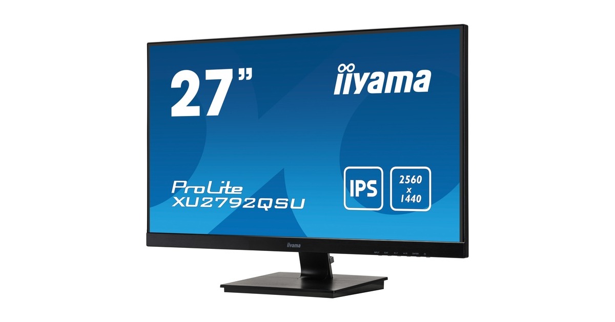 iiyama ProLite XU2792QSU-B1, LED-Monitor(68.5 cm (27 Zoll), schwarz (matt), WQHD, IPS, AMD Free-Sync)