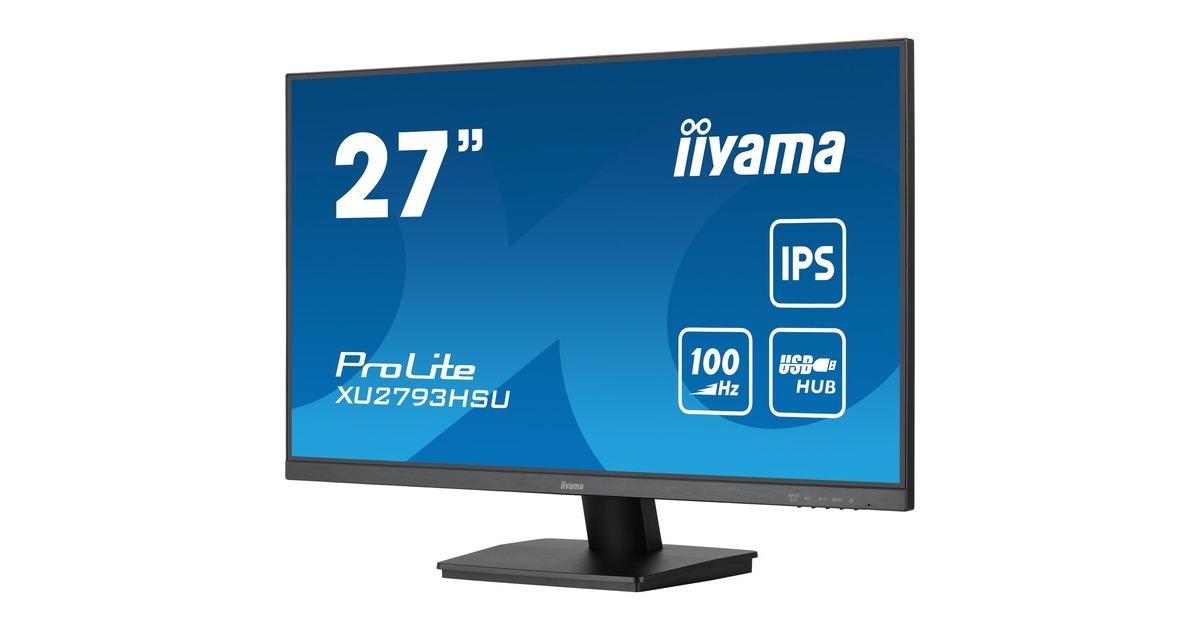 iiyama ProLite XU2793HSU-B6, LED-Monitor(69 cm (27 Zoll), schwarz (matt), FullHD, IPS, AMD Free-Sync, 100Hz Panel)