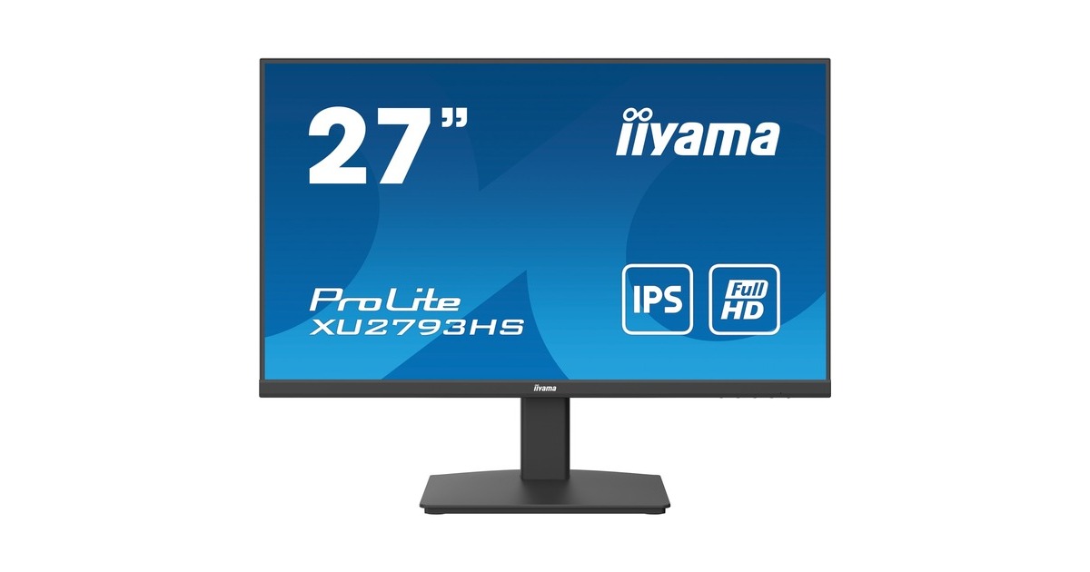 iiyama ProLite XU2793HS-B6, LED-Monitor(69 cm (27 Zoll), schwarz (matt), FullHD, IPS, AMD Free-Sync, 100Hz Panel)