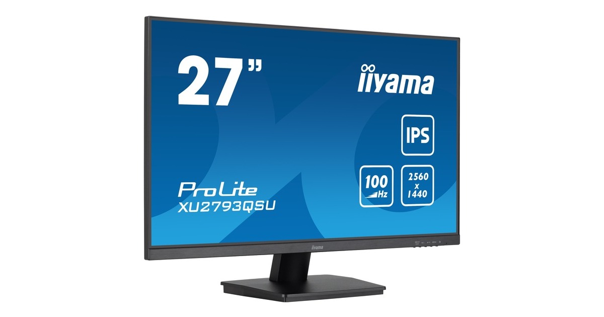iiyama ProLite XU2793QSU-B6, LED-Monitor(69 cm (27 Zoll), schwarz (matt), WQHD, IPS, AMD Free-Sync, 100Hz Panel) iiyama ProLite XU2793QSU-B6, LED-Monitor(69 cm (27 Zoll), schwarz (matt), WQHD, IPS, AMD Free-Sync, 100Hz Panel)