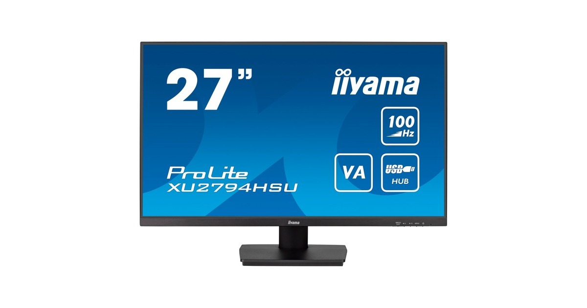 iiyama ProLite XU2794HSU-B6, LED-Monitor(69 cm (27 Zoll), schwarz (matt), FullHD, AMD Free-Sync, VA, 100Hz Panel)