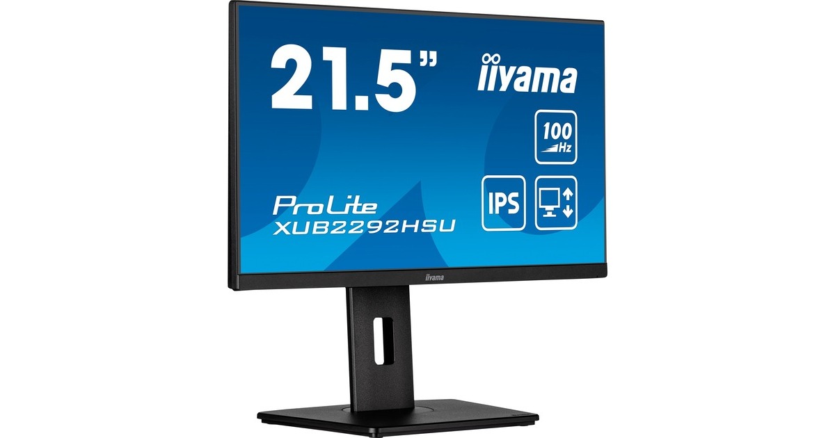 iiyama ProLite XUB2292HSU-B6, LED-Monitor(55 cm (22 Zoll), schwarz (matt), FullHD, IPS, AMD Free-Sync, 100Hz Panel) iiyama ProLite XUB2292HSU-B6, LED-Monitor(55 cm (22 Zoll), schwarz (matt), FullHD, IPS, AMD Free-Sync, 100Hz Panel)