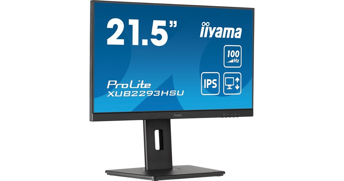 iiyama ProLite XUB2293HSU-B6, LED-Monitor(55 cm (21 Zoll), schwarz (matt), FullHD, IPS, AMD Free-Sync, 100Hz Panel) iiyama ProLite XUB2293HSU-B6, LED-Monitor(55 cm (21 Zoll), schwarz (matt), FullHD, IPS, AMD Free-Sync, 100Hz Panel)