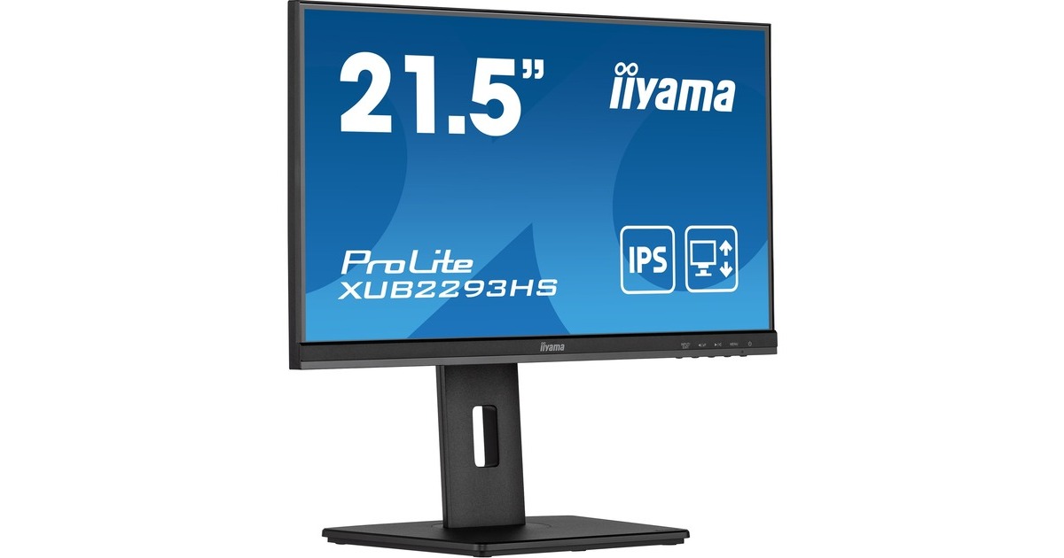 iiyama ProLite XUB2293HS-B5, LED-Monitor(55 cm (21 Zoll), schwarz, FullHD, IPS, 75 Hz) iiyama ProLite XUB2293HS-B5, LED-Monitor(55 cm (21 Zoll), schwarz, FullHD, IPS, 75 Hz)