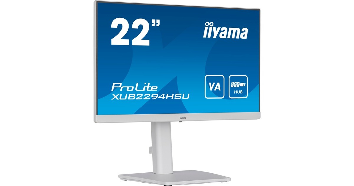 iiyama ProLite XUB2294HSU-W2, LED-Monitor(54.5 cm (21.5 Zoll), weiß, FullHD, 75 Hz, AMD Free-Sync) iiyama ProLite XUB2294HSU-W2, LED-Monitor(54.5 cm (21.5 Zoll), weiß, FullHD, 75 Hz, AMD Free-Sync)