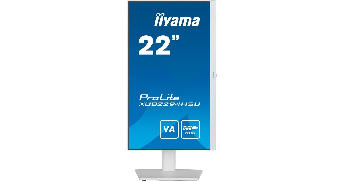 iiyama ProLite XUB2294HSU-W2, LED-Monitor(54.5 cm (21.5 Zoll), weiß, FullHD, 75 Hz, AMD Free-Sync)