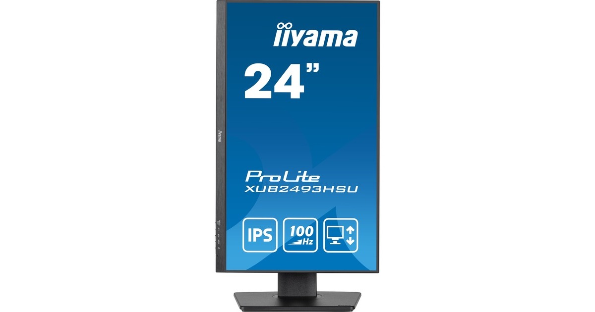 iiyama ProLite XUB2493HSU-B6, LED-Monitor(61 cm (24 Zoll), schwarz (matt), FullHD, Adaptive-Sync, IPS, 100Hz Panel)
