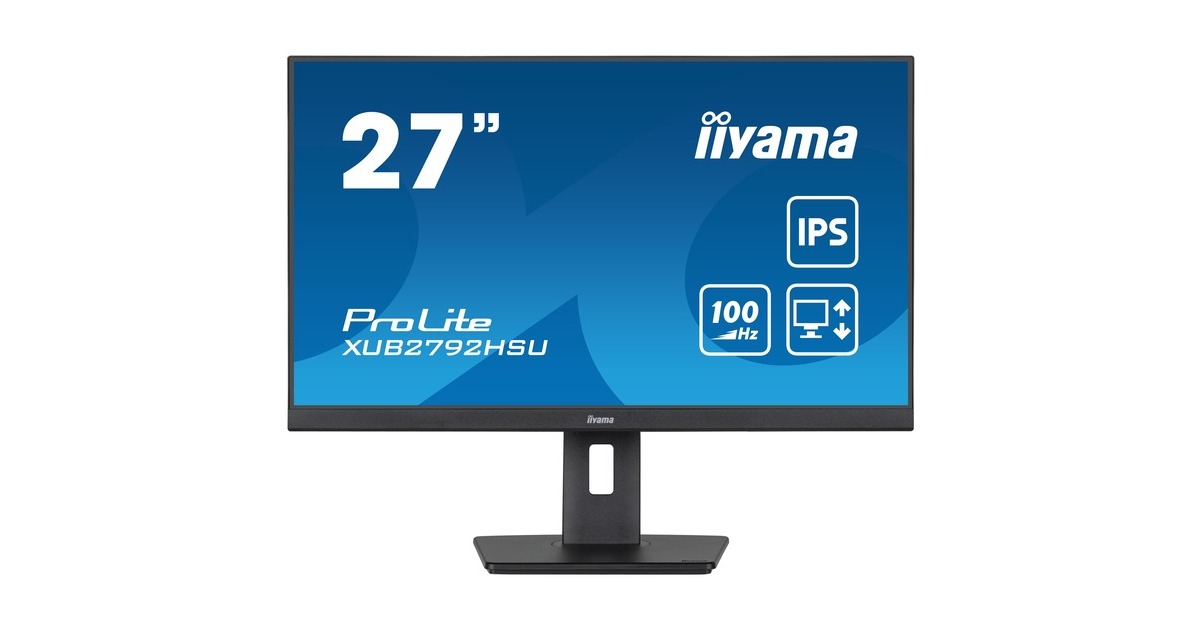 iiyama ProLite XUB2792HSU-B6, LED-Monitor(69 cm (27 Zoll), schwarz (matt), FullHD, IPS, AMD Free-Sync, 100Hz Panel)
