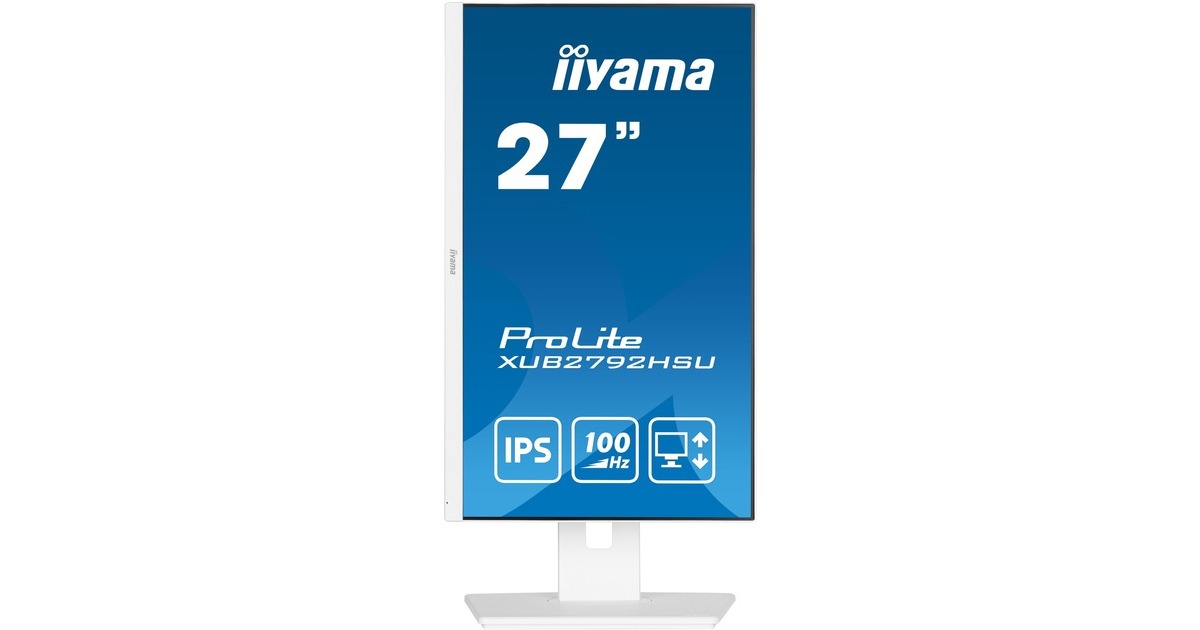 iiyama ProLite XUB2792HSU-W6, LED-Monitor(69 cm (27 Zoll), weiß (matt), FullHD, IPS, AMD Free-Sync, 100Hz Panel)