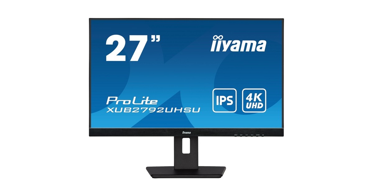 iiyama ProLite XUB2792UHSU-B5, LED-Monitor(69 cm (27 Zoll), schwarz, FullHD, IPS, 75 Hz, HDMI)