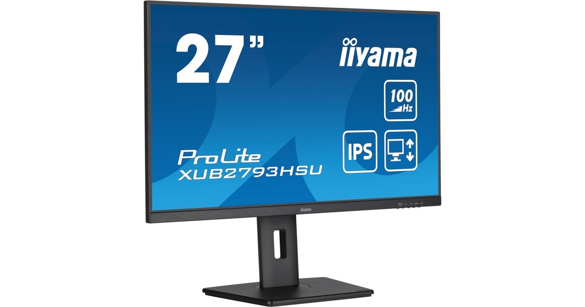 iiyama ProLite XUB2793HSU-B6, LED-Monitor(69 cm (27 Zoll), schwarz (matt), FullHD, IPS, AMD Free-Sync, 100Hz Panel)
