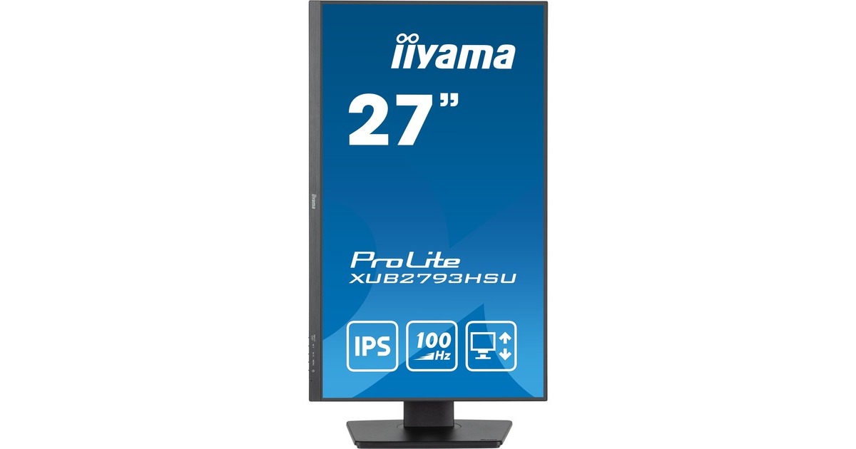 iiyama ProLite XUB2793HSU-B6, LED-Monitor(69 cm (27 Zoll), schwarz (matt), FullHD, IPS, AMD Free-Sync, 100Hz Panel)