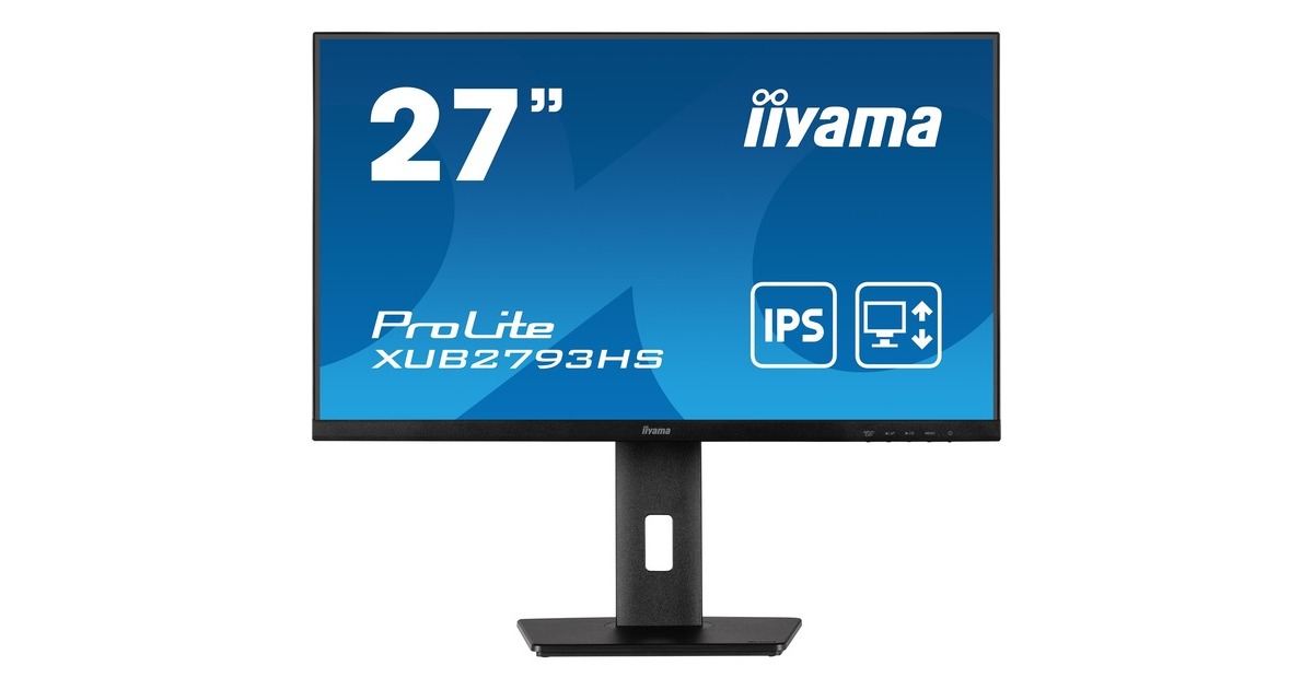 iiyama ProLite XUB2793HS-B6, LED-Monitor(69 cm (27 Zoll), schwarz (matt), FullHD, IPS, AMD Free-Sync, 100Hz Panel)