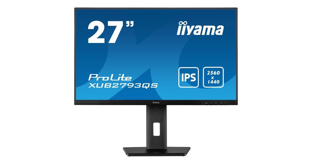 iiyama ProLite XUB2793QS-B1, LED-Monitor(68.5 cm (27 Zoll), schwarz, QHD, AMD Free-Sync, IPS)
