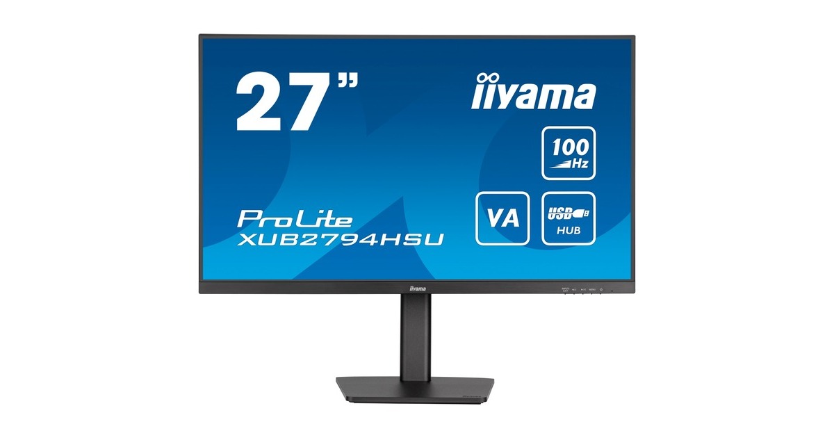 iiyama ProLite XUB2794HSU-B6, LED-Monitor(69 cm (27 Zoll), schwarz (matt), FullHD, AMD Free-Sync, VA, 100Hz Panel)