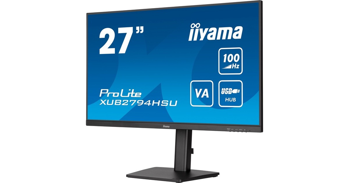 iiyama ProLite XUB2794HSU-B6, LED-Monitor(69 cm (27 Zoll), schwarz (matt), FullHD, AMD Free-Sync, VA, 100Hz Panel)