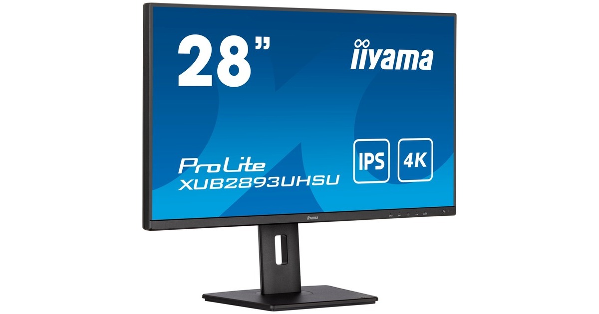 iiyama ProLite XUB2893UHSU-B5, LED-Monitor(71 cm (28 Zoll), schwarz, FullHD, IPS, 75 Hz, HDMI)