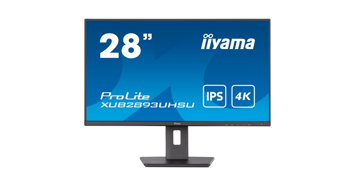 iiyama ProLite XUB2893UHSU-B5, LED-Monitor(71 cm (28 Zoll), schwarz, FullHD, IPS, 75 Hz, HDMI)