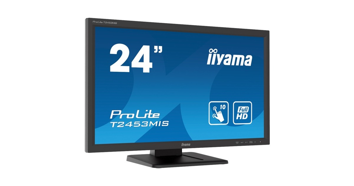 iiyama T2453MIS-B1, LED-Monitor(60 cm (24 Zoll), schwarz, FullHD, VA, Touchscreen)