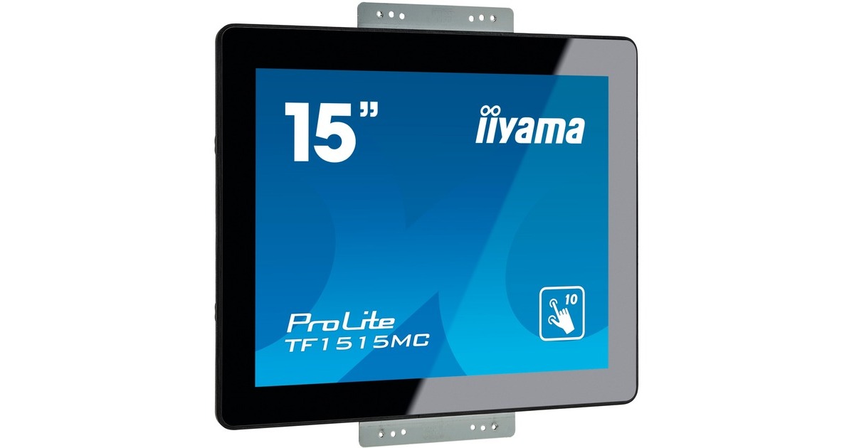 iiyama TF1515MC-B2, LED-Monitor(38 cm (15 Zoll), schwarz, XGA, TN, HDMI, Touchscreen)