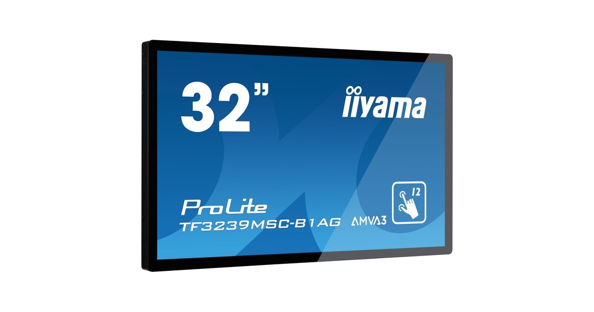 iiyama TF3239MSC-B1AG, Public Display(schwarz, AMVA3, Touchscreen, FullHD)