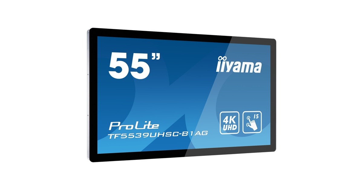 iiyama TF5539UHSC-B1AG, Public Display(schwarz, UltraHD/4K, IPS, IP54)