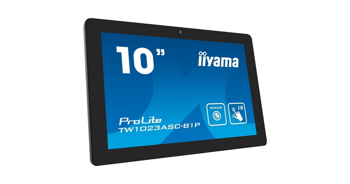 iiyama TW1023ASC-B1P, LED-Monitor(25.5 cm (10.1 Zoll), schwarz, WXGA, TN, Touchscreen, Webcam) iiyama TW1023ASC-B1P, LED-Monitor(25.5 cm (10.1 Zoll), schwarz, WXGA, TN, Touchscreen, Webcam)