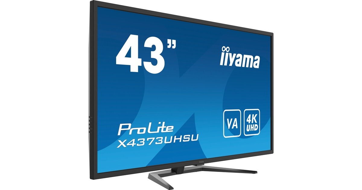 iiyama X4373UHSU-B1, Public Display(schwarz, UltraHD/4K, VA, HDMI)