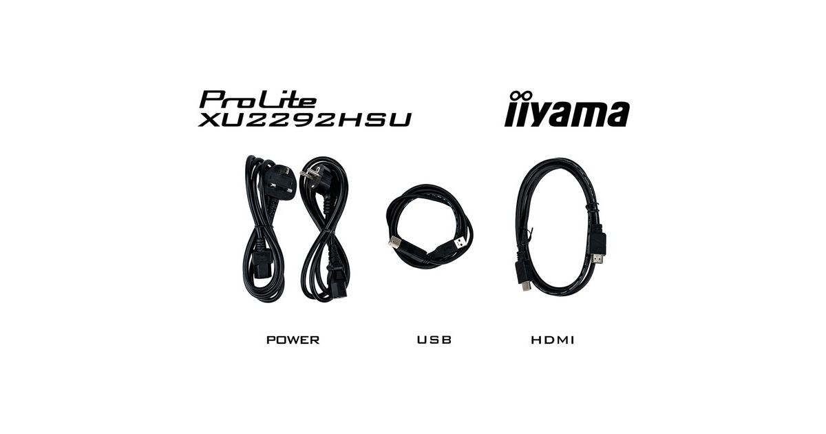 iiyamaProLite XU2292HSU-B6, LED-Monitor(55 cm (22 Zoll), schwarz (matt), Full HD, IPS, 100Hz Panel)