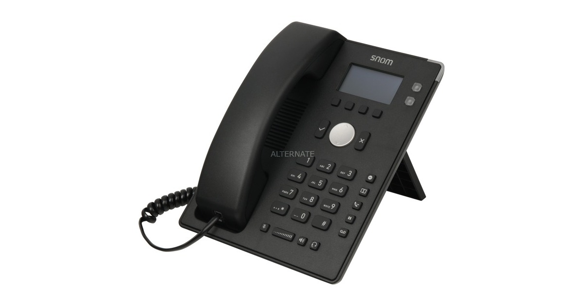 snom D120, VoIP-Telefon(schwarz, PoE, Outlet) snom D120, VoIP-Telefon(schwarz, PoE, Outlet)