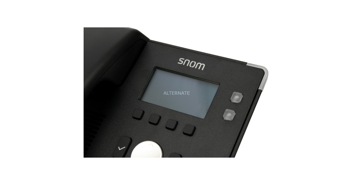 snom D120, VoIP-Telefon(schwarz, PoE, Outlet) snom D120, VoIP-Telefon(schwarz, PoE, Outlet)