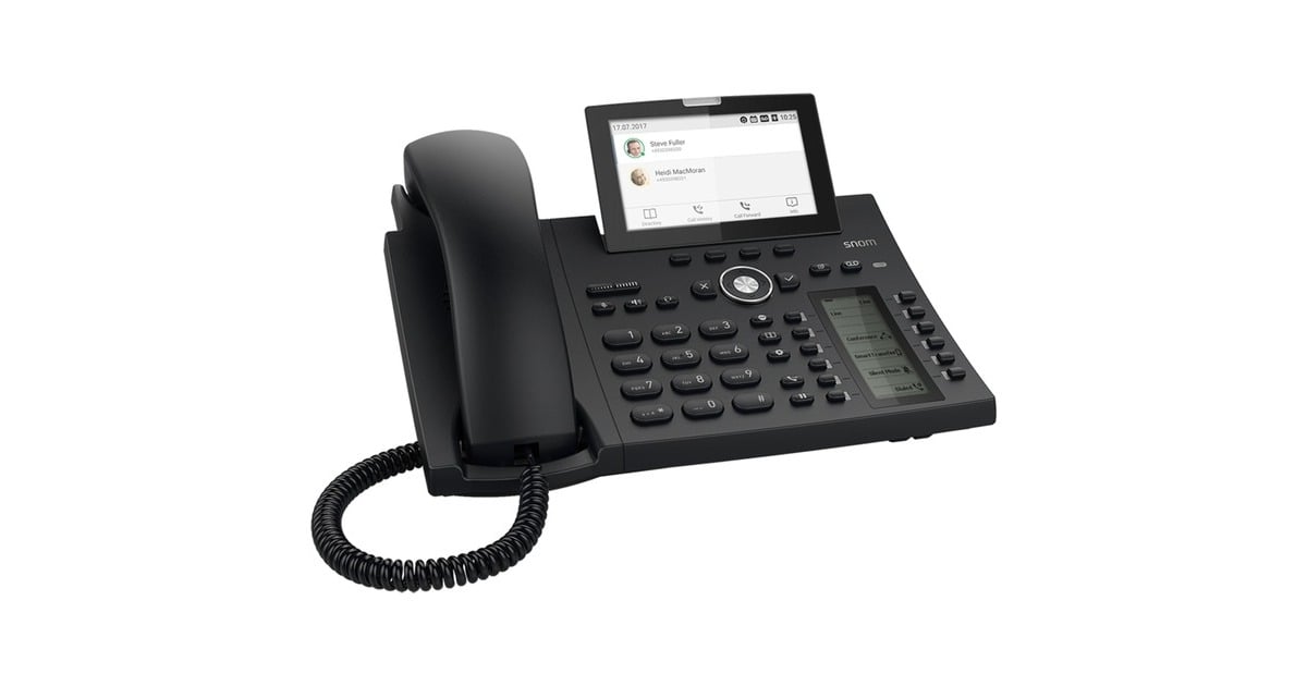 snom D385N, VoIP-Telefon(schwarz, Outlet)