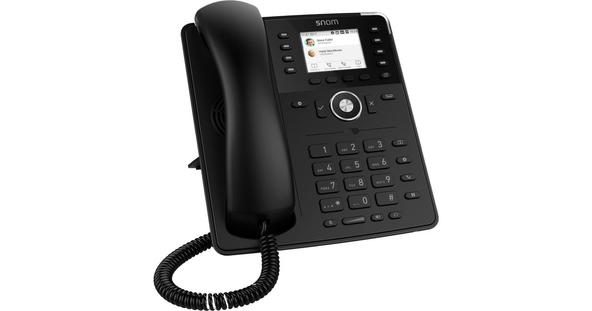 snom D735, VoIP-Telefon(schwarz)