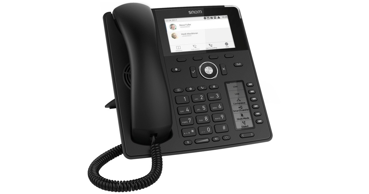 snom D785, VoIP-Telefon(schwarz, Bluetooth, PoE)