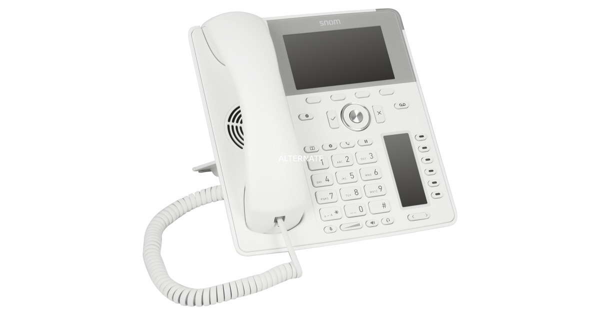 snom D785, VoIP-Telefon(weiß, Bluetooth, PoE)