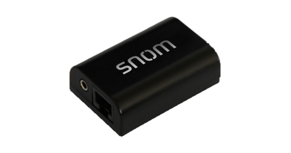 snom Schnurlos-Headset Adapter EHS(schwarz)